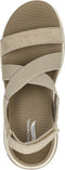 Skechers Go Walk Arch Fit Sandal - Tre - Dames Sandalen - Hakhoogte 3-4 cm - Taupe