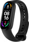 iMoshion Bandje Geschikt voor Xiaomi Mi Band 5 / 6 - iMoshion Siliconen band inkliksysteem ronde sluiting - Zwart
