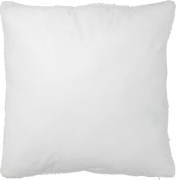 J-Line kussen Twist - polyester - wit