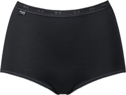 sloggi Basic+ - Dames Maxi slip - Perfecte pasvorm - Zwart - Maat 44