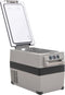 vidaXL - Koelbox - met - handvat - en - adapter - 45 - L - PP - & - PE - zwart - en - grijs