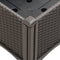 vidaXL - Plantenbak - met - poten - 40x40x42 - cm - polypropeen - bruin