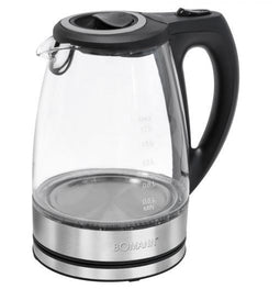 Bomann WKS 6032 G CB - Waterkoker 1,7L 2200W - RVS/Zwart
