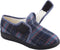 MSF pantoffel - geruit laag model - maat 43 - unisex