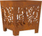 vidaXL - Vuurkorf - Vierkant - 40x40x40 - cm - Weerbestendig - Staal