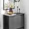 SoBuy FSR165-H-SCH - Schoenenkast - 3 Flappen - Zwart