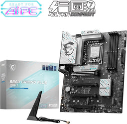 MSI B860 GAMING PLUS WIFI - Moederbord ATX - Socket LGA 1851 - Intel B860 - DDR5 - Wi-Fi 7 - Bluetooth 5.4