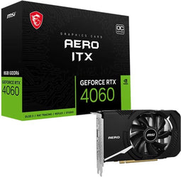 MSI GeForce RTX 4060 AERO ITX 8G OC - Grafische kaart - GeForce RTX 4060 - 8 GB GDDR6 - PCIe 4.0 x8 - HDMI, 3 x DisplayPort