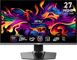 MSI MPG 271QRX QD-OLED Zwart
