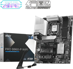 MSI PRO B860-P WIFI - Moederbord ATX - Socket LGA 1851 - Intel B860 - DDR5 - Bluetooth 5.4 - Realtek ALC897