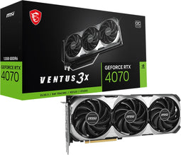 MSI VENTUS GeForce RTX 4070 3X E1 12G OC NVIDIA 12 GB GDDR6X