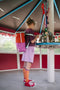 Sticky Lemon Backpack/Boekentas Large Better Together - Colourblocking - Gravel Orange - Rosette Pink