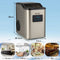 Coast Nugget Ijsblokjesmachine - Crushed Ice Maker - 24 kg/dag - 2,5L Watertank - Zilver - 38,5 x 24 cm