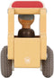 Little Dutch - Houten Taxi - Rubberen wielen - Geel