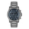HUGO HU1530298 #IMPRESS FOR HIM Heren Horloge - Chronograaf - Mineraalglas - Staal - Grijs - 46 mm breed - Quartz - Vouw/Vlindersluiting