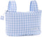 Organizer tas voor kinderwagen Mi bollito Blauw Vichy 15 x 18 x 45 cm