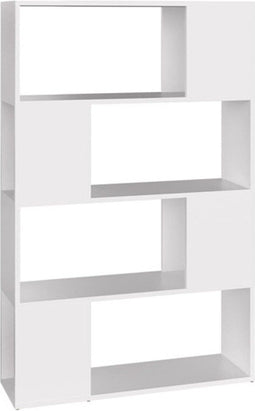 vidaXL-Boekenkast/kamerscherm-80x24x124,5-cm-spaanplaat-wit