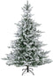 Everlands Grandis fir - kunstkerstboom - nepsneeuw - groen/wit 1,8m x 1,32m