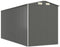 vidaXL - Tuinschuur - 192x440x223 - cm - gegalvaniseerd - staal - lichtgrijs
