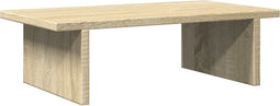 vidaXL - Monitorstandaard - 50x27x15 - cm - bewerkt - hout - sonoma - eikenkleurig