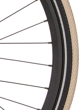 Fiets Buitenband Cortina btb Canberra 28 x 1.75 khaki/zwart refl