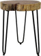 Bijzettafel Live Edge - medium - acacia/ijzer