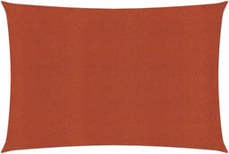vidaXL - Zonnezeil - 160 - g/m² - 4x6 - m - HDPE - terracottakleurig