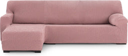 Hoes voor chaise longue met korte armleuning links Eysa THOR Roze 110 x 110 x 310 cm