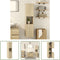 vidaXL - Badkamerkast - 30x30x130 cm - 3 vakken - Sonoma eiken