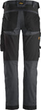 Snickers AllroundWork Stretch Werkbroek 6341 - Werkbroek - Full stretch slim-fit - Staalgrijs/Zwart - 54