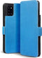 Qubits - slim wallet hoes - Geschikt voor Samsung Galaxy A31 - Lichtblauw
