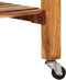 vidaXL - Keukentrolley - 55x55x89 - cm - massief - acaciahout