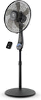 AirKing AKSF-40BK - Statiefventilator - Extra stille 5 snelheidsstanden met afstandsbediening en timerfunctie - Zwart