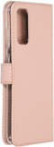 Selencia Galaxy S20 - Echt Lederen Bookcase - 3 Pashouders - Roze