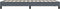 vidaXL - Bedframe - zonder - matras - 100x220 - cm - fluweel - donkergrijs