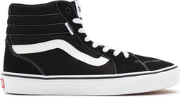 VANS Filmore Hi - Hoge sneakers - Suède/canvas - Zwart/wit - Maat 46