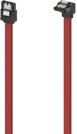 Hama 00200740 - interne gegevenskabel - 6 Gbit/s - Rood