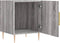 vidaXL - Nachtkastje - 40x40x50 - cm - bewerkt - hout - grijs - sonoma - eikenkleurig