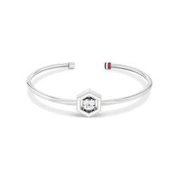 Tommy Hilfiger TJ2780856 Dames Armband - Bangle - Sieraad - Staal - Zilverkleurig - 60 mm lang