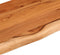 vidaXL - Tafelblad - rechthoekig - natuurlijke - rand - 120x40x3,8 - cm - acaciahout