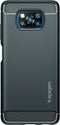 Spigen Poco X3 NFC - Rugged Armor - Schokabsorberend - Zwart