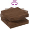 vidaXL - Salontafel - 360 - graden - draaibaar - 70x70x34,5 - cm - bruin - eikenkleur