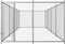 vidaXL - Hondenkennel - voor - buiten - 7,6x3,8x1,9 - m