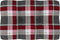 vidaXL - Palletkussen - 60x40x12 - cm - stof - ruitpatroon - rood