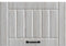 vidaXL - Keukenwandkast - Lucca - bewerkt - hout - grijs - sonoma - eikenkleur