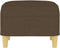 vidaXL - Voetenbank - 60x50x41 - cm - stof - bruin