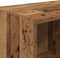vidaXL - Schoenenrek - stapelbaar - 89,5x30x40 - cm - oud - houtkleurig