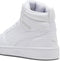 PUMA Rebound V6 Mid Jr - Hoge sneakers - Gerecycled materiaal - PUMA White-Cool Light Gray