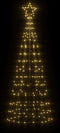 vidaXL - LED-kerstboom - met - spikes - 220 - LED's - warm - wit - 180 - cm