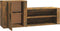 vidaXL - Schoenenkast - 130x35x54 - cm - bewerkt - hout - gerookt - eikenkleurig